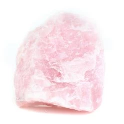 Rose Quartz Unpolished Approx 7 Cm In Box