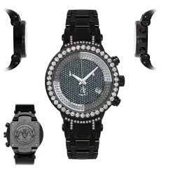 Ladies Joe Rodeo Diamond Watch 2ct Black -Fashion Accessories ladies joe rodeo diamond watch 2ct black p 8532 main2