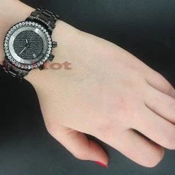 Ladies Joe Rodeo Diamond Watch 2ct Black -Fashion Accessories ladies joe rodeo diamond watch 2ct black p 8532bod