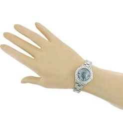 Ladies Rolex Datejust Diamond Watch 2.70ct -Fashion Accessories ladies rolex datejust custom diamond watch 270ct 3