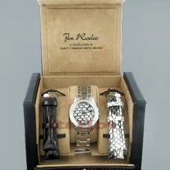 Ladies Joe Rodeo Jojo Zibra Diamond Watch 1.25 -Fashion Accessories ladies watches joe rodeo jojo zibra diamond watch 125 p 9193box