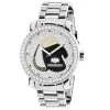 Large Diamond Men's Watch With Boxing Gloves 4 CT Luxurman Southpaw Edition -Fashion Accessories large diamond mens watch with boxing gloves 45ct luxurman southpaw edition main