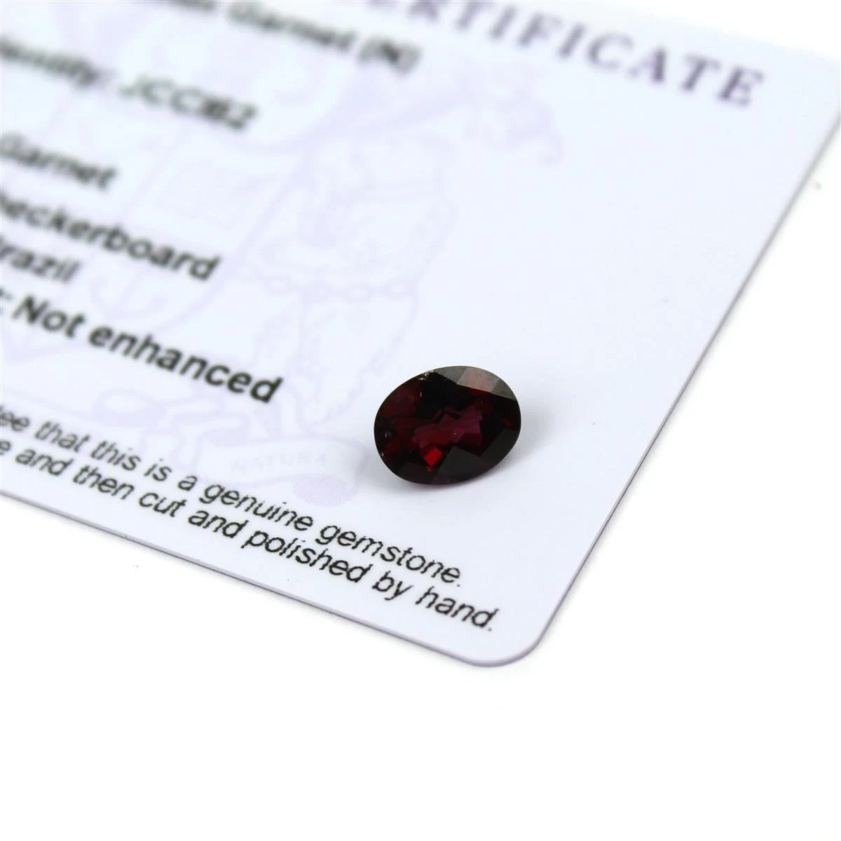 2cts Tocantin Garnet 9x7mm Oval (N) 3 2cts Tocantin Garnet 9x7mm Oval (N)