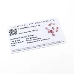 Dealer's Dozen 2.65cts Malaya Garnet Round Pack Of 12 (N)