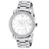 Large Diamond Watches For Men 0.12ct Luxurman Phantom White MOP -Fashion Accessories limited edition luxurman mens diamond watch 012ct main