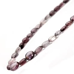 22cts Natural Mogok Burmese Purple Spinel Graduated Plain Oval Approx 2.5x3 To 4.5x6mm, 25cm Strand -Fashion Accessories lmgz80 2