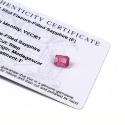 1.55cts Ilakaka Pink Sapphire 8x6mm Octagon (F)