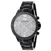 Luxurman Liberty Black Diamond Watch For Men 1/4ct