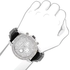 Luxurman Men's Diamond Watch 0.25 Ct Freeze 9 Luxurman Men's Diamond Watch 0.25 Ct Freeze -Fashion Accessories luxurman mens diamond watch 025 ct freeze p 9320bod