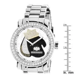 Luxurman Men's Diamond Watch With Boxing Gloves 4 CT Southpaw Edition 11 Luxurman Men's Diamond Watch With Boxing Gloves 4 CT Southpaw Edition -Fashion Accessories luxurman mens diamond watch with boxing gloves 45ct southpaw edition ruler