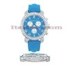 Men's Diamond Benny Watch 4ct Blue -Fashion Accessories mens diamond benny watch 4ct blue p 8673