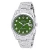 Men's Diamond Iced Out Watch Rolex Datejust 41mm Green Dial Oyster Bracelet -Fashion Accessories mens diamond iced out watch rolex datejust 41mm green dial oyster bracelet s00182 41WHODGREEN1 PL