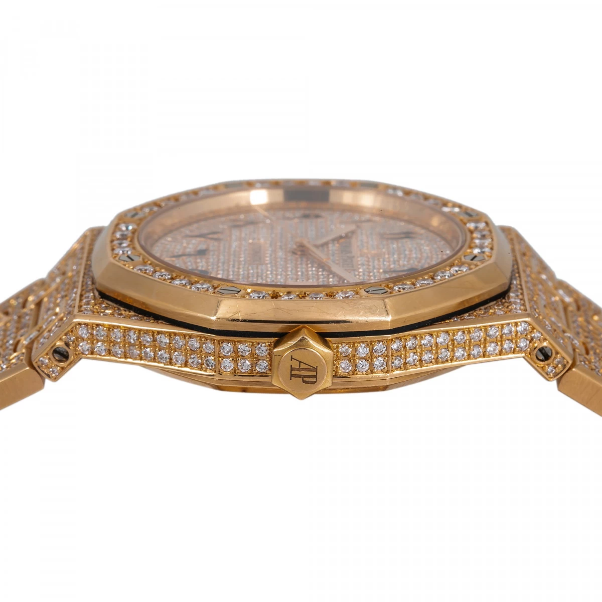 Men's Diamond Watch Audemars Piguet Royal Oak Selfwinding 18K Gold W00840 5 Men's Diamond Watch Audemars Piguet Royal Oak Selfwinding 18K Gold W00840 - Image 3