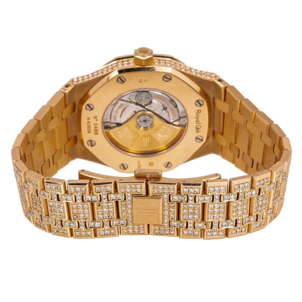 Men's Diamond Watch Audemars Piguet Royal Oak Selfwinding 18K Gold W00840 6 Men's Diamond Watch Audemars Piguet Royal Oak Selfwinding 18K Gold W00840 - Image 4