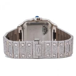 Men's Diamond Watch Cartier Santos De Cartier 40mm Yellow Dial -Fashion Accessories mens diamond watch cartier santos de cartier 40 mm yellow dial w01211 0E8A3005 2048x2048