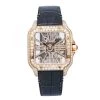 Men's Diamond Watch Cartier Santos De Cartier 18K Gold 39,8mm 1 Men's Diamond Watch Cartier Santos De Cartier 18K Gold 39,8mm -Fashion Accessories mens diamond watch cartier santos de cartier rose gold 398 mm w01216 0E8A3038 2048x2048