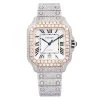 Men's Diamond Watch Cartier Santos De Cartier 18K Gold 40mm White Dial -Fashion Accessories mens diamond watch cartier santos de cartier rose gold 40 mm white dial w01212 0E8A3010 2048x2048