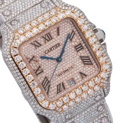 Men's Diamond Watch Cartier Santos De Cartier 18K Gold Rose Gold Tone Dial 9 Men's Diamond Watch Cartier Santos De Cartier 18K Gold Rose Gold Tone Dial -Fashion Accessories mens diamond watch cartier santos de cartier rose gold rose gold tone dial w01210 0E8A2998 e81a74fa e43f 4ae6 a5f6 67d14560c1c8 2048x2048