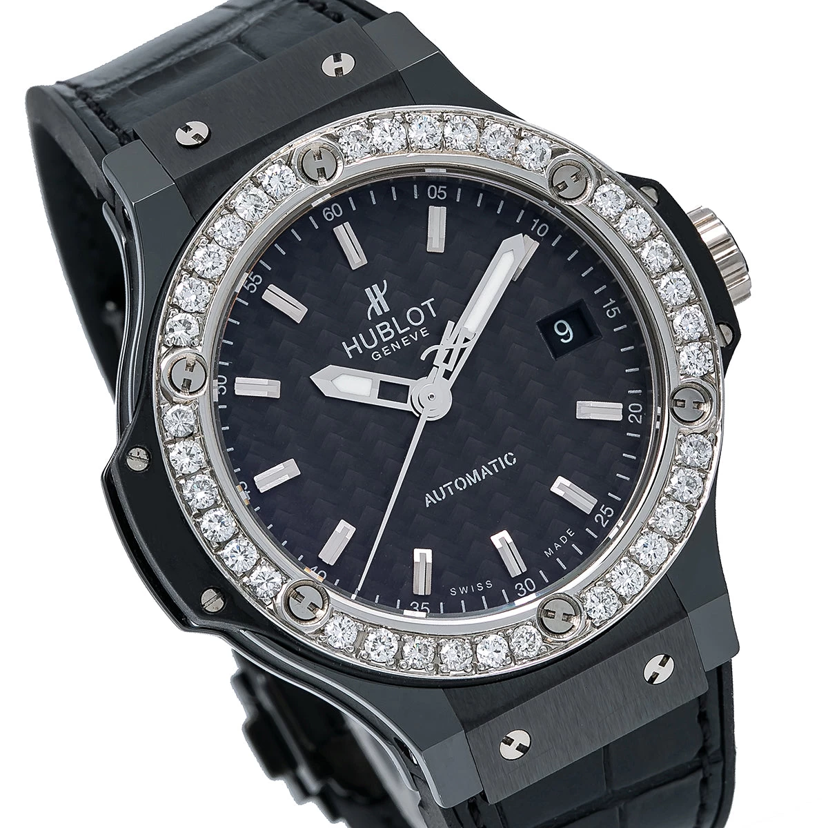 Men's Diamond Watch Hublot Big Bang 38mm Black Dial 4 Men's Diamond Watch Hublot Big Bang 38mm Black Dial - Image 2