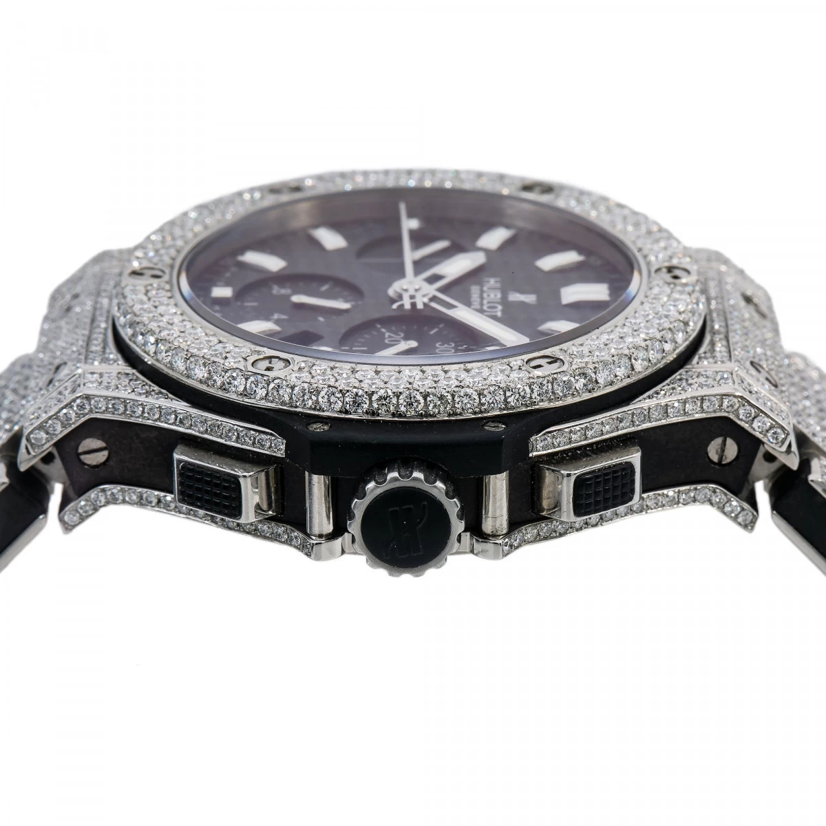 Men's Diamond Watch Hublot Big Bang 44mm Black Dial W00896 6 Men's Diamond Watch Hublot Big Bang 44mm Black Dial W00896 - Image 4