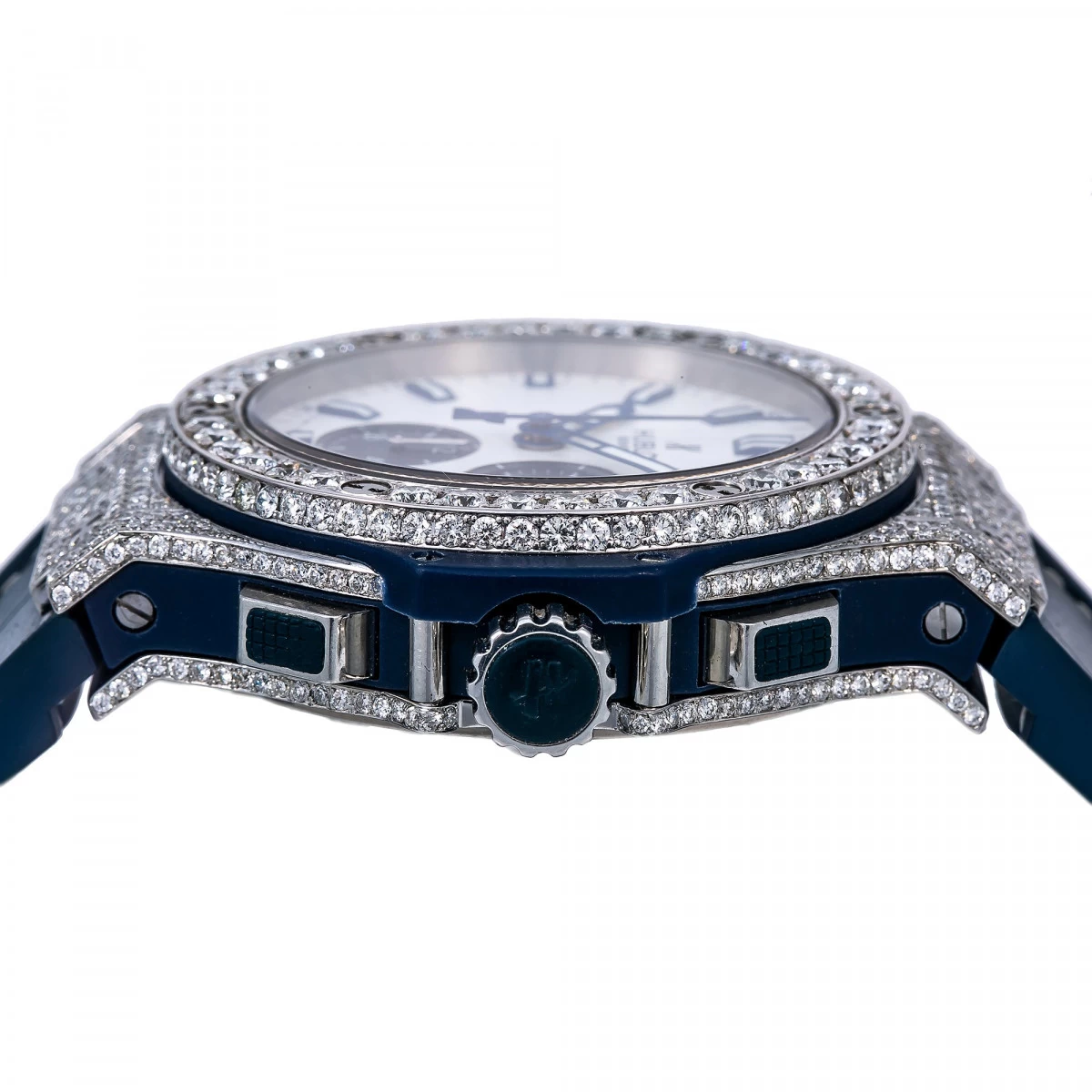 Men's Diamond Watch Hublot Big Bang 44mm White Dial 6 Men's Diamond Watch Hublot Big Bang 44mm White Dial - Image 4