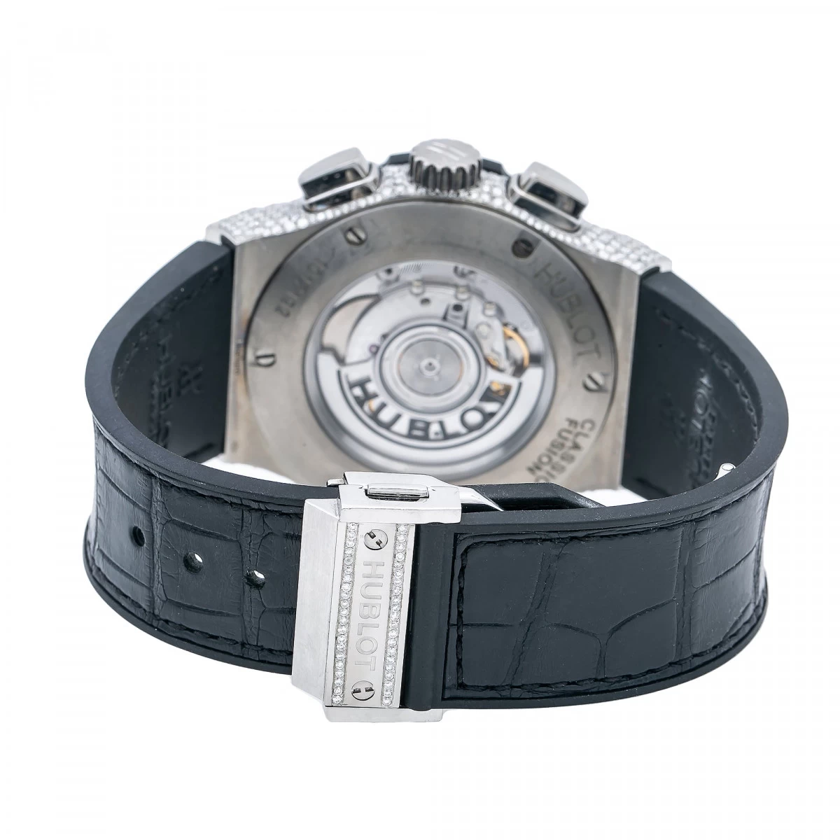 Men's Diamond Watch Hublot Classic Fusion 45mm White Dial 6 Men's Diamond Watch Hublot Classic Fusion 45mm White Dial - Image 4