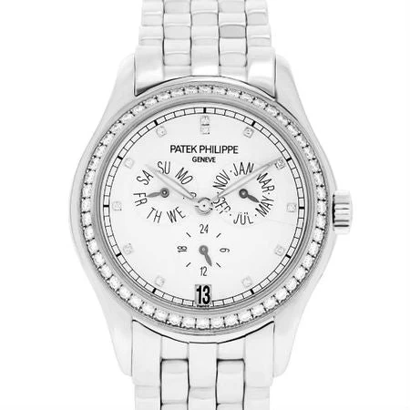 Men's Diamond Watch Patek Philippe 37mm White Dial 3 Men's Diamond Watch Patek Philippe 37mm White Dial