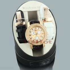 Men's Diamond Joe Rodeo Watch JoJo 2000 Rose Gold -Fashion Accessories mens diamond watches joe rodeo watch jojo 2000 rose gold p 46819box