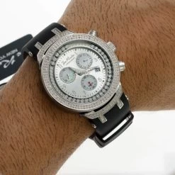 Men's Floating Diamond Watch 2.20ct Joe Rodeo Master -Fashion Accessories mens floating diamond watch 220ct joe rodeo master p 8897 bod2