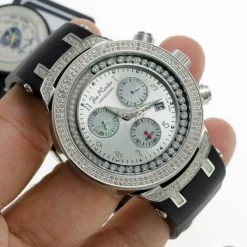 Men's Floating Diamond Watch 2.20ct Joe Rodeo Master -Fashion Accessories mens floating diamond watch 220ct joe rodeo master p 8897 bod3