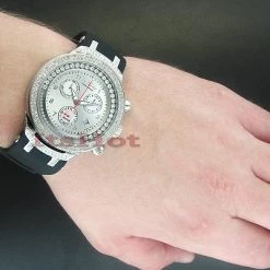 Men's Floating Diamond Watch 2.20ct Joe Rodeo Master -Fashion Accessories mens floating diamond watch 220ct joe rodeo master p 8897bod