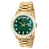 Men's Gold Watch Rolex Day-Date 36mm Green Mother Of Pearl Dial President Bracelet Diamond 4ct Bezel -Fashion Accessories mens gold watch rolex day date 36mm green mother of pearl dial president bracelet diamond 4ct bezel s00133 36YEPRGREENMOP8 4C