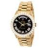 Men's Gold Watch Rolex Day-Date 36mm Night Black Dial President Bracelet Diamond 4ct Bezel -Fashion Accessories mens gold watch rolex day date 36mm night black dial president bracelet diamond 4ct bezel s00111 36YEPRBLACK31 4C