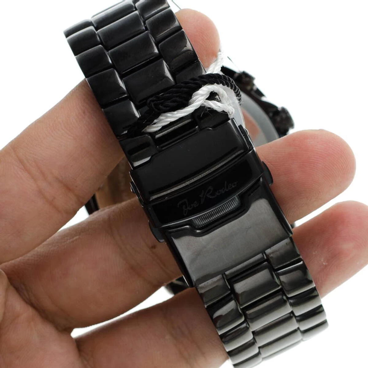 Men's Joe Rodeo Blue Black Diamond Watch 4.25ct 11 Men's Joe Rodeo Blue Black Diamond Watch 4.25ct - Image 9