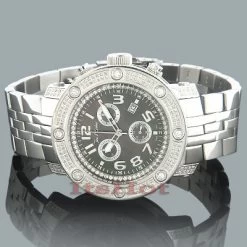 Men's Joe Rodeo JoJo Apollo Black Dial Diamond Watch 1.70ct -Fashion Accessories mens joe rodeo watches jojo apollo diamond watch 170ct p 8344 2071