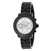 Luxurman Black Diamond White Dial Watch For Men And Women -Fashion Accessories mens ladies diamond watches luxurman black diamond watch main