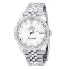 Men's Rolex Datejust 41mm White Dial Diamond Bezel -Fashion Accessories mens rolex datejust 41mm white dial diamond bezel s00169 41WHJUWHITE1 25C