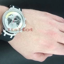 Men's World Map Joe Rodeo Diamond Watch 2.2 Master -Fashion Accessories mens world map joe rodeo diamond watch 22 master p 8364bod