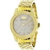 Men's Yellow Gold Tone Watch With Diamonds 0.50ct Luxurman -Fashion Accessories mens yellow gold tone watch with diamonds 050ct luxurman 5