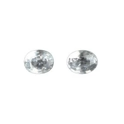 0.3ct Ceylon Leuco Sapphire 4x3mm Oval Pack Of 2 (H)