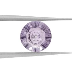 1.25cts Quasar Cut Rose De France Amethyst 8x8mm Round (N)
