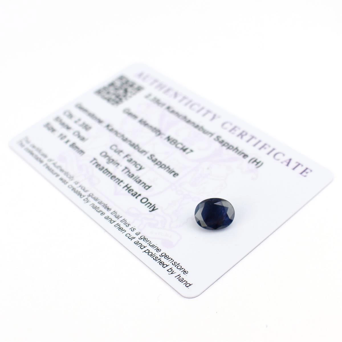 2.35cts Kanchanaburi Sapphire 10x8mm Oval (H) 3 2.35cts Kanchanaburi Sapphire 10x8mm Oval (H)