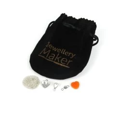 4cts Carnelian Pave Heart 925 Sterling Silver Pendant Mini-Make Kit