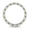 Multicolor Diamond Replacement Bezel For Men's Luxurman Raptor Watches 3.5ct