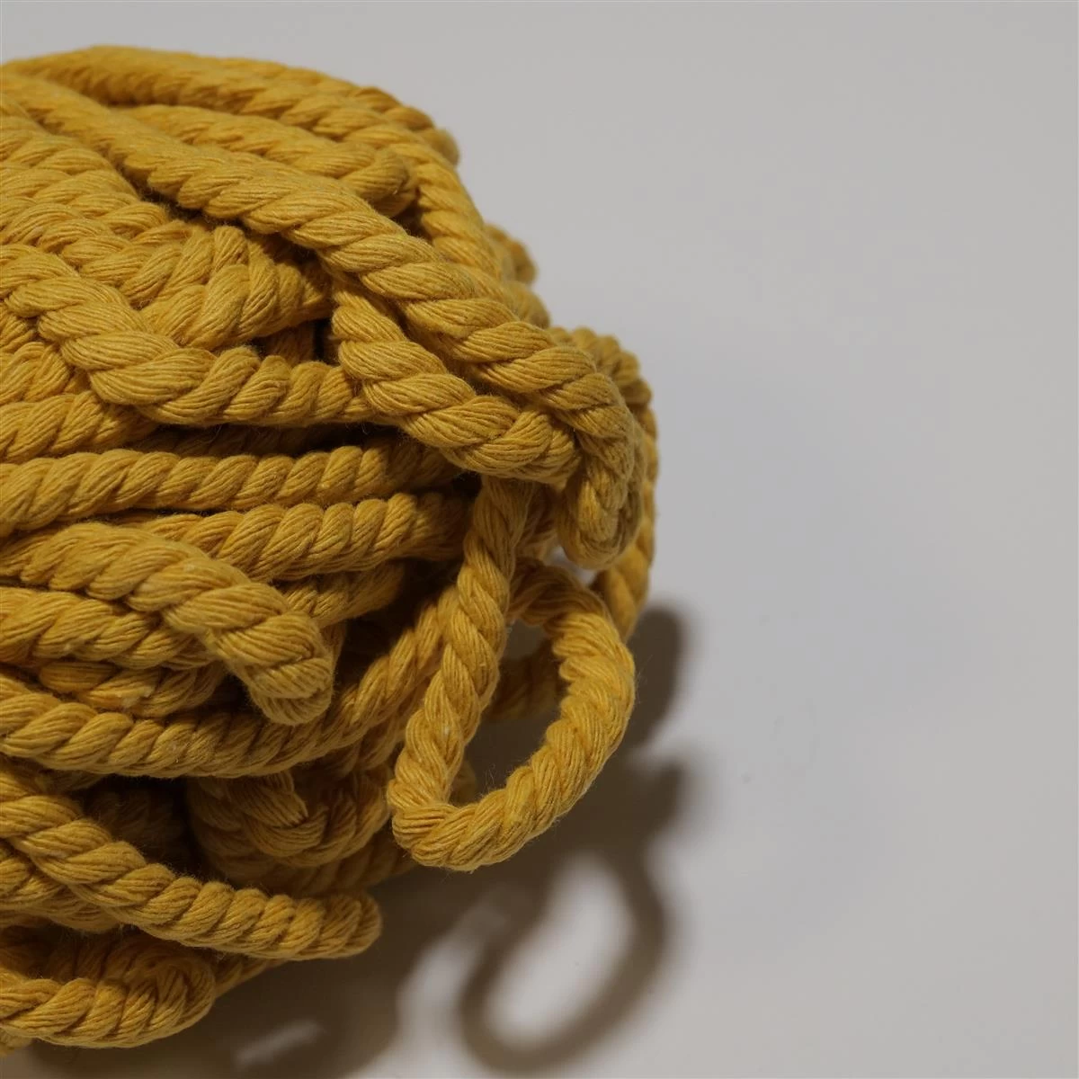 Yellow Macrame Rope, 5mm (30m) 3 Yellow Macrame Rope, 5mm (30m)