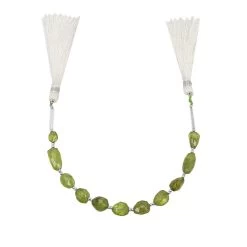 30cts Kashmir Peridot Faceted Tumble Approx 6x5 To 9x8mm, 15cm Strand With Spacers 5 30cts Kashmir Peridot Faceted Tumble Approx 6x5 To 9x8mm, 15cm Strand With Spacers -Fashion Accessories ogvx83 1