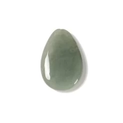 30cts Oli Green Jadeite Puffy Pear, Approx 20x30mm, 1pcs