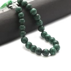 115cts Malachite Smooth Round Approx 7 To 8mm 20Cm Strands With Hematite (Approx 3mm) And Plastic Spacers 7 115cts Malachite Smooth Round Approx 7 To 8mm 20Cm Strands With Hematite (Approx 3mm) And Plastic Spacers -Fashion Accessories osru18 2