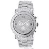 Oversized Iced Out Men's Diamond Watch By Luxurman White Gold Plated 2ct -Fashion Accessories oversized iced out mens diamond watch by luxurman white gold plated 2ct 5