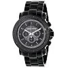 Oversized Luxurman Men's Black Diamond Watch 0.25ct 2 Oversized Luxurman Men's Black Diamond Watch 0.25ct -Fashion Accessories oversized luxurman mens black diamond watch 025ct 1